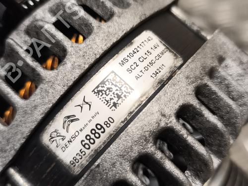 Used Alternator Alternator PEUGEOT 208 II (UB_, UP_, UW_, UJ_) 1.5 BlueHDI 100 (102 hp) 29193490 29193490