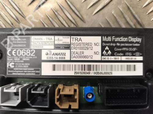 Display monitor RENAULT KANGOO / GRAND KANGOO II (KW0/1_) 1.2 TCe 115 (KW02, KW14) | BP24148182C48 