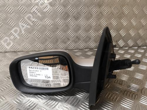 Used Left mirror RENAULT CLIO III (BR0/1, CR0/1) 1.6 16V (BR05, BR0B, BR0Y, BR15, BR1J, BR1M, BR1Y, CR0B,... (112 hp) 22241581