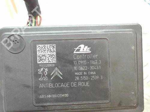 ABS pump CITROËN C3 II (SC_) 1.4 HDi 70 (SC8HZC, SC8HR0, SC8HP4) | BP21734751M43 