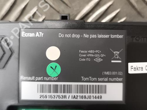 Display monitor RENAULT SCÉNIC III (JZ0/1_) 1.5 dCi | BP22006650C48 