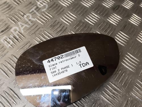 Used Right mirror glass FIAT 500 (312_) 1.2 (312AXA1A) (69 hp) 24963250