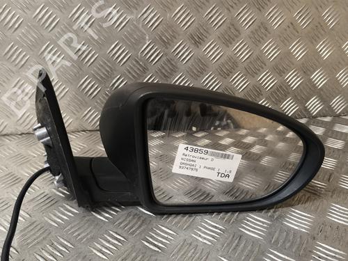 Used Right mirror NISSAN QASHQAI / QASHQAI +2 I (J10, NJ10, JJ10E) 1.5 dCi (106 hp) 21732923