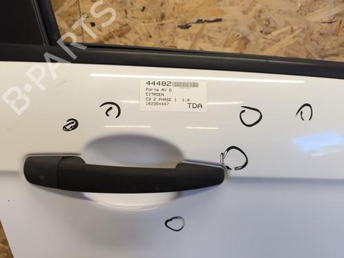Right front door CITROËN C3 II (SC_) 1.4 HDi 70 (SC8HZC, SC8HR0, SC8HP4) | BP24148129C3 