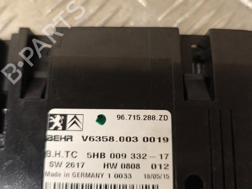 Climate control CITROËN C5 III (RD_) 1.6 HDi 115 (RD9HRA, RD9HLA, RD9HL0) | BP21737599I5 