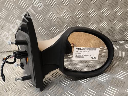 Used Right mirror RENAULT TWINGO II (CN0_) 1.2 Turbo (CN0C, CN0F) (100 hp) 29256114