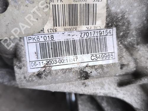 Gearbox RENAULT LAGUNA II (BG0/1_) 1.9 dCi | BP21741734M3 