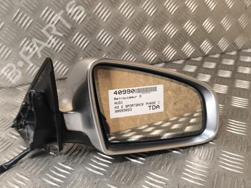 Used Right mirror AUDI A3 Sportback (8PA) 2.0 TDI 16V (140 hp) 21748480