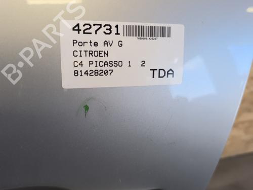 Left front door CITROËN C4 Picasso I MPV (UD_) 2.0 HDi 138 | BP25277713C2 