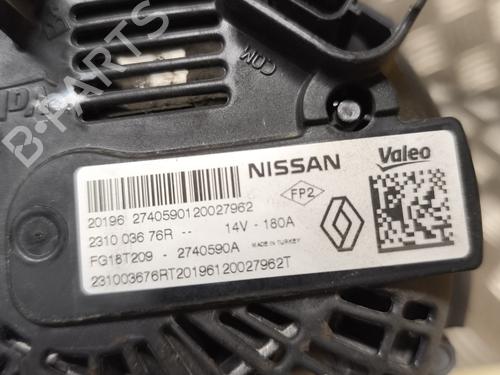 Alternator RENAULT CLIO V (B7_) 1.5 Blue dCi 115 (B7AD) | BP27652976M7 