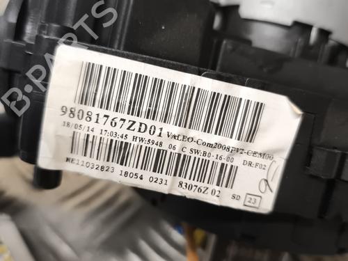 Steering column stalk PEUGEOT 208 I (CA_, CC_) 1.2 VTI 82 | BP25716880I23 