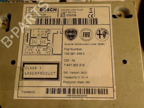 Radio ALFA ROMEO GIULIETTA (940_) 1.6 JTDM (940FXD1A) | BP21749128E6 