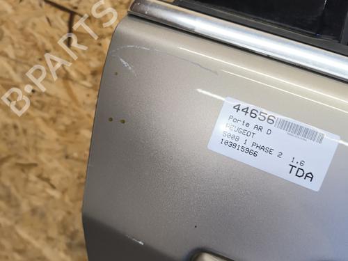 Right rear door PEUGEOT 5008 (0U_, 0E_) 1.6 BlueHDi 120 | BP24609516C5 