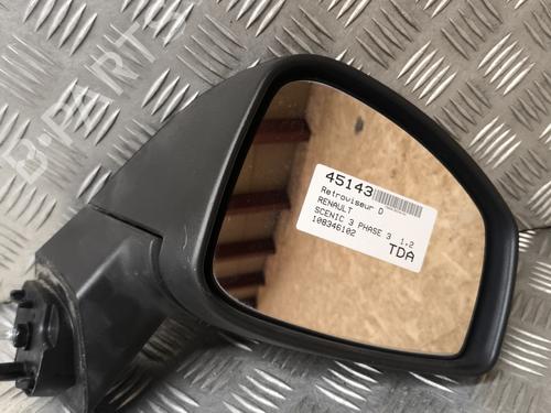 Used Right mirror RENAULT SCÉNIC III (JZ0/1_) 1.2 TCe (JZ16) (132 hp) 27237418