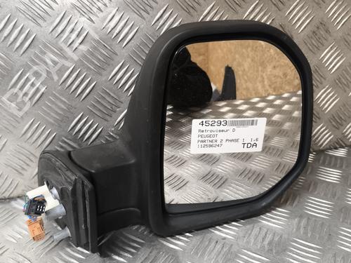 Used Right mirror PEUGEOT PARTNER Box Body/MPV 1.6 HDi (75 hp) 29243710