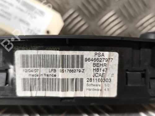 Climate control PEUGEOT 307 Break (3E) 1.6 HDi 110 | BP27727074I5