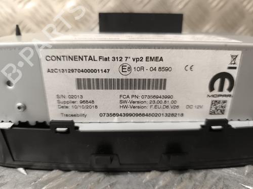 Display monitor FIAT 500 (312_) 1.2 (312AXA1A) | BP24590421C48 
