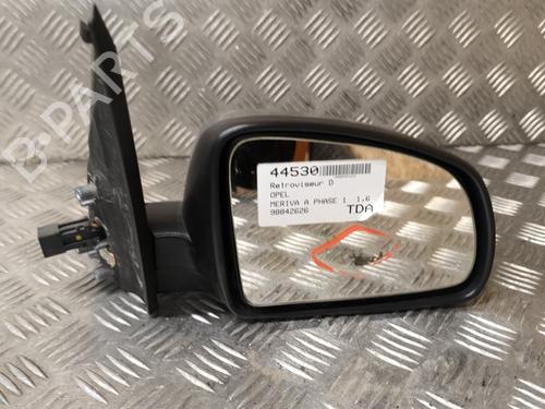 Used Right mirror OPEL MERIVA A MPV (X03) 1.6 16V (E75) (100 hp) 22597218