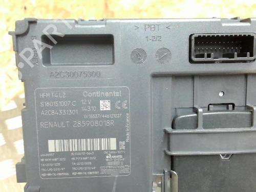 Lecteur Carte RENAULT CAPTUR I (J5_, H5_) 1.5 dCi 90 (J5N4, J5M5, J5MW, J5M6, J5AL, J5AJ) (90 hp) 21737259