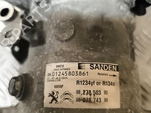 AC compressor PEUGEOT 208 I (CA_, CC_) 1.6 HDi / BlueHDi 75 | BP25595237M34 