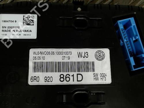 Used Instrument cluster VW POLO V (6R1, 6C1) 1.6 TDI (75 hp) 21741919