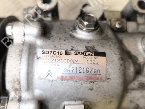 AC compressor PEUGEOT 3008 I MPV (0U_) 1.6 HDi | BP29270015M34 