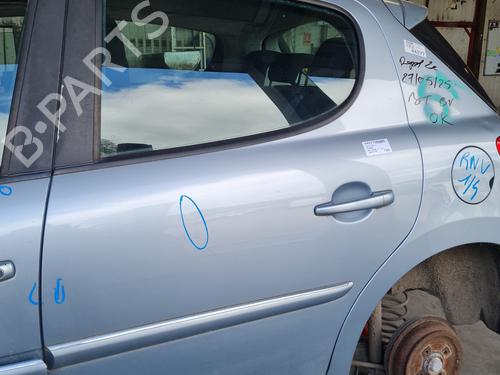 Used Left rear door PEUGEOT 207 (WA_, WC_) 1.6 HDi (90 hp) 26278767