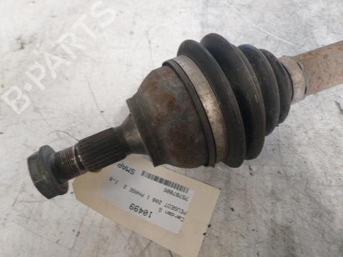 Used Left front driveshaft PEUGEOT 208 I (CA_, CC_) 1.6 HDi / BlueHDi 75 (75 hp) 19887327
