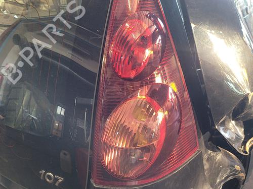 Used Right taillight PEUGEOT 107 (PM_, PN_) 1.0 (68 hp) 23949098