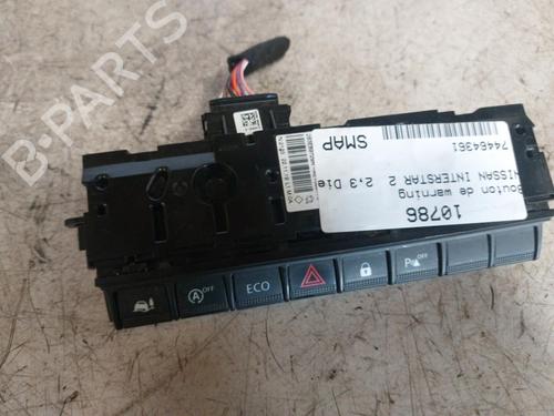 Warning switch NISSAN INTERSTAR Van (X62B) dCi 150 BP21984719I22