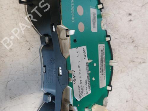 Instrument cluster CITROËN C3 II (SC_) 1.4 HDi 70 (SC8HZC, SC8HR0, SC8HP4) | BP19887909C47 