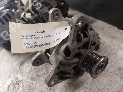 Used Alternator RENAULT CLIO IV (BH_) 0.9 TCe 90 (BHNF, BHMA, BHMH, BHJK, BHJR) (90 hp) 21992876
