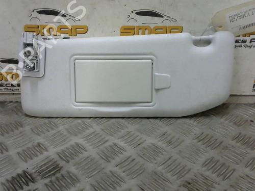 Used Left sun visor PEUGEOT 208 I (CA_, CC_) 1.4 HDi (68 hp) 21979376