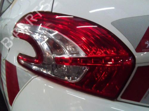 Used Left taillight PEUGEOT 208 I (CA_, CC_) 1.4 HDi (68 hp) 19897544
