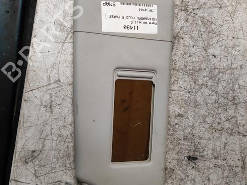 Used Left sun visor VW POLO V (6R1, 6C1) 1.2 (60 hp) 19901597