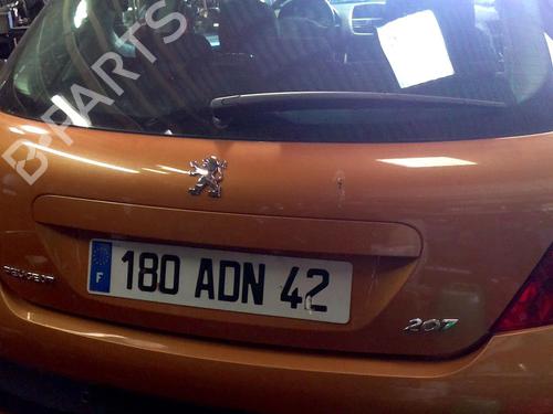Used Tailgate PEUGEOT 207 (WA_, WC_) 1.6 16V VTi (120 hp) 19884059