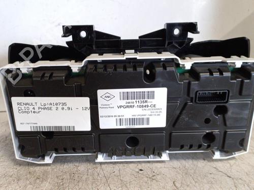 Instrument cluster RENAULT CLIO IV (BH_) 0.9 TCe 90 (BHNF, BHMA, BHMH, BHJK, BHJR) | BP21983755C47 