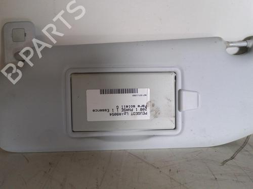 Used Left sun visor PEUGEOT 208 I (CA_, CC_) 1.0 VTi (68 hp) 19889250
