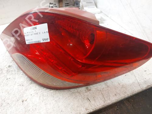 Used Right taillight PEUGEOT 207 (WA_, WC_) 1.4 (73 hp) 21991098