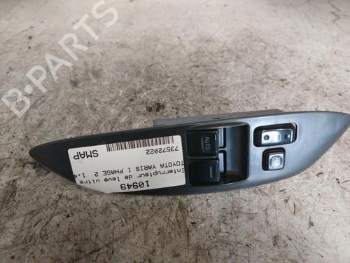 Used Left front window switch Left front window switch TOYOTA YARIS (_P1_) 1.4 D-4D (NLP10_, NLP10R) (75 hp) 21984479 21984479