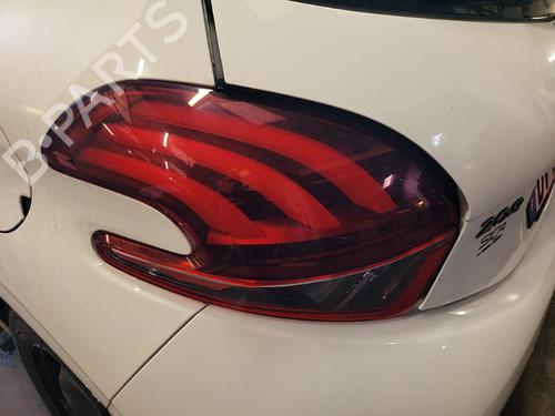 Used Left taillight PEUGEOT 208 I (CA_, CC_) 1.2 VTI 82 (82 hp) 19878443