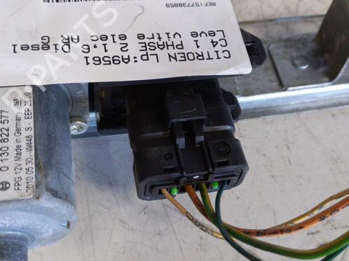 Rear left window mechanism CITROËN C4 I (LC_) 1.6 HDi | BP19882482C24 