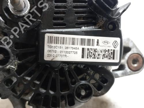 Used Alternator DACIA DUSTER (HS_) 1.5 dCi (HSMC) (107 hp) 21990802