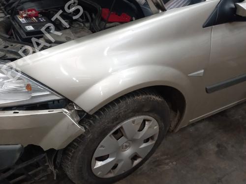 Used Left front fenders RENAULT MEGANE II (BM0/1_, CM0/1_) 1.4 16V (BM0B, CM0B) (98 hp) 27382682