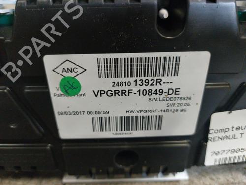 Instrument cluster RENAULT CLIO IV (BH_) 1.5 dCi 90 | BP19892638C47 