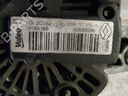 Used Alternator RENAULT MEGANE III Hatchback (BZ0/1_, B3_) 1.9 dCi (BZ0N, BZ0J) (131 hp) 19887133
