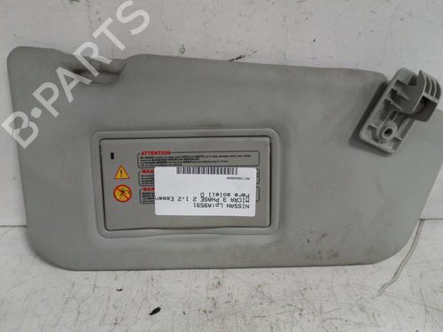 Right sun visor NISSAN MICRA III (K12) 1.2 16V | BP19889205I2 