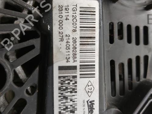 Alternator RENAULT MEGANE III Hatchback (BZ0/1_, B3_) 1.5 dCi (BZ09, BZ0D, BZ1W, BZ29, BZ14) | BP21997985M7 