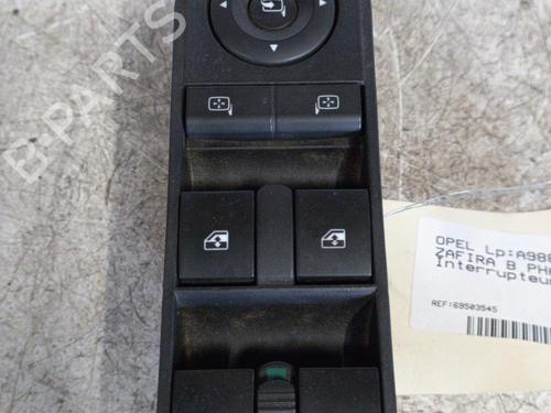 Left front window switch OPEL ZAFIRA / ZAFIRA FAMILY B (A05) 1.9 CDTI (M75) | BP19887722I27 