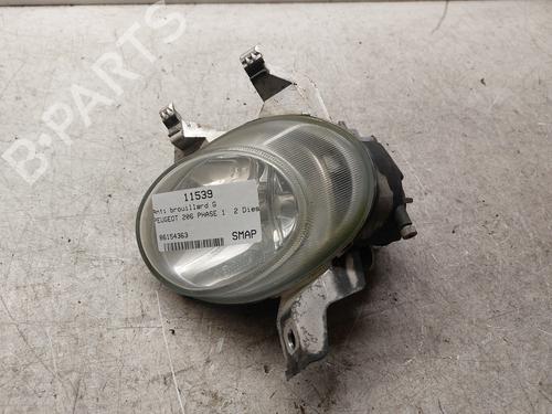 Used Left front fog light PEUGEOT 206 Hatchback (2A/C) 2.0 HDI 90 (90 hp) 19879411